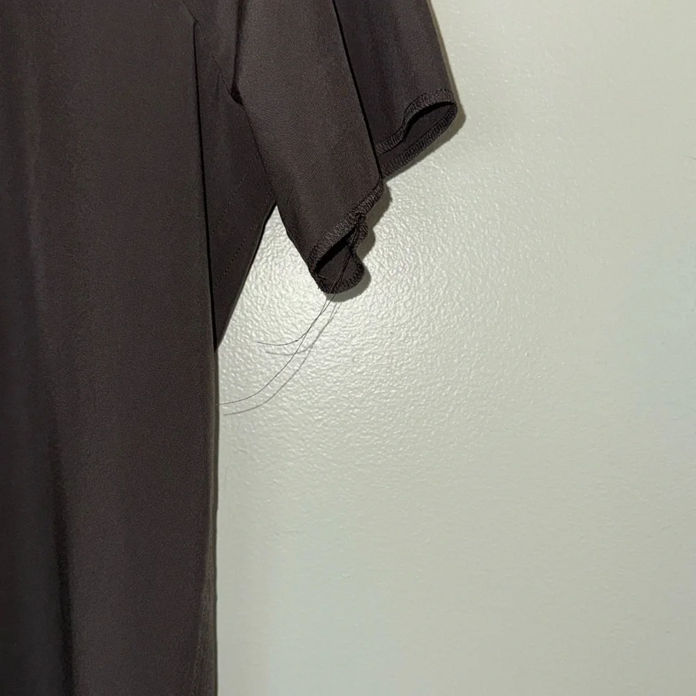 Athleta Top Size Small Athletic Activewear Workout Gym Dark Brown - Picture 5 of 5